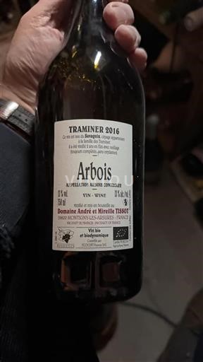 Jura Arbois Domaine André Et Mireille Tissot Traminer 2016