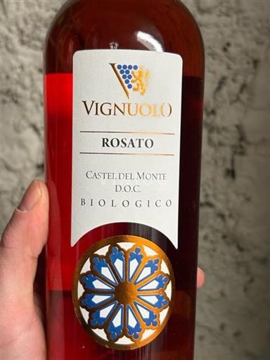 Apulia Wines Castel del Monte Vignuolo Rosato 2020