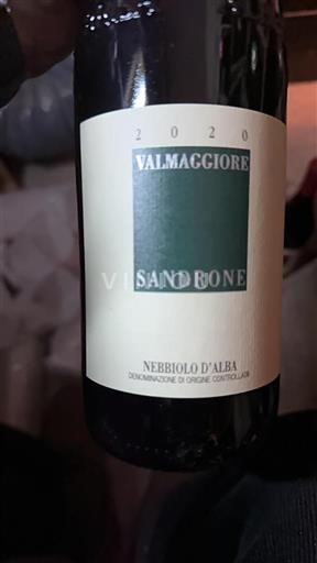 Piemonte Nebbiolo d'Alba Sandrone Valmaggiore 2020