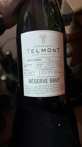 Champagne Non specificato Telmont Réserve Brut 2017