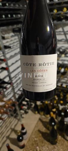 Vallée du Rhône Côte-rôtie Barge.j Les Côtes 2019