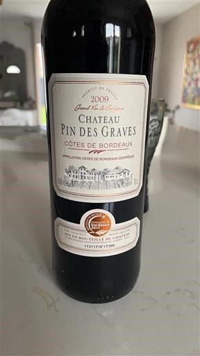 Bordeaux Côtes-de-Bordeaux Château Pin Des Graves 2009