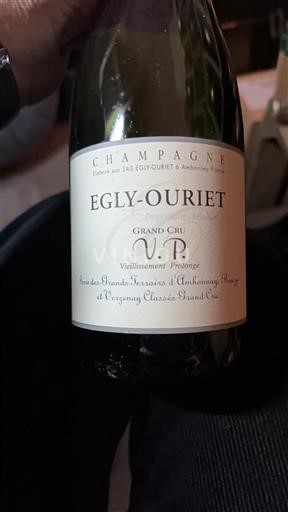 Champaña Champán Grand Cru Eglyouriet V.P. Vieillissement Prolong%c3%a9 Sin añada