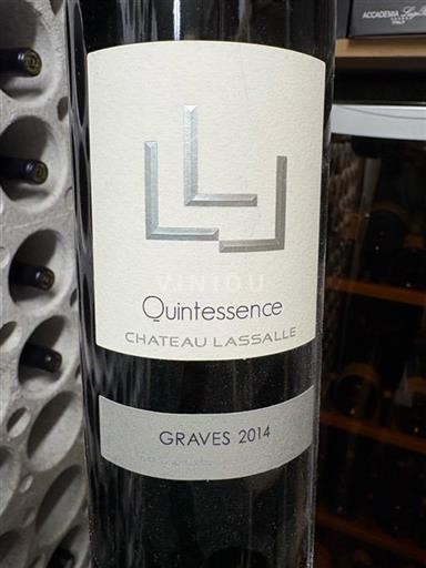 Bordeaux Graves Château Lassalle Quintessence 2014