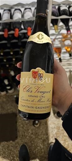 Bourgondië Clos-de-vougeot Grand Cru Capitaingagnerot Quartier de Marei Haut 2013