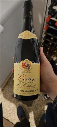 Bourgogne Corton Grand Cru Capitaingagnerot Les Maréchaudes 2014