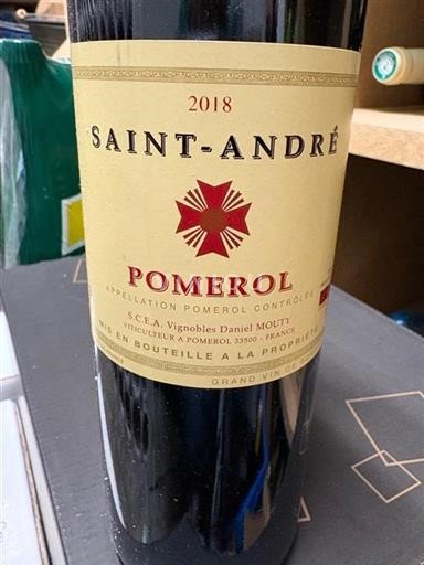 Bordeaux Pomerol Château Saintandré 2018