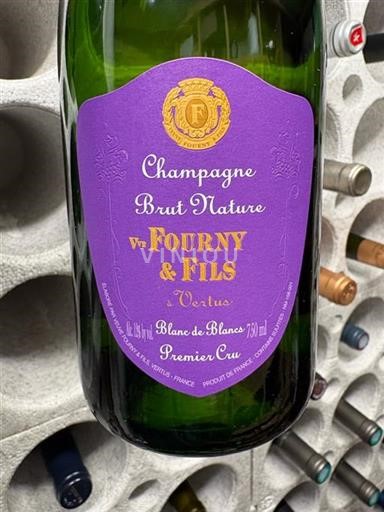 Champaña Champán Premier Cru Veuve Fourny & Fils Brut Nature Sin añada