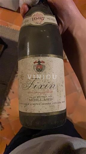 Bourgogne Fixin Grand Cru Domaine Moillard 1987