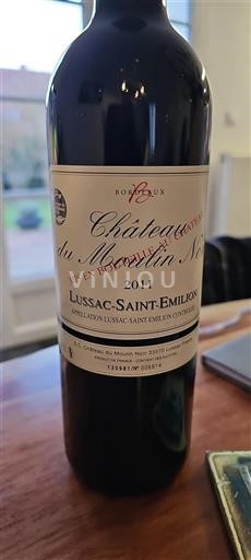 Bordeaux Lussac-saint-émilion Grand Cru Château Moulin Noir 2011