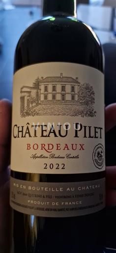 Bordeaux Château Pilet 2022