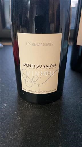 Valle della Loira Menetou-Salon Domaine Philippe Gilbert Les Renardières 2010