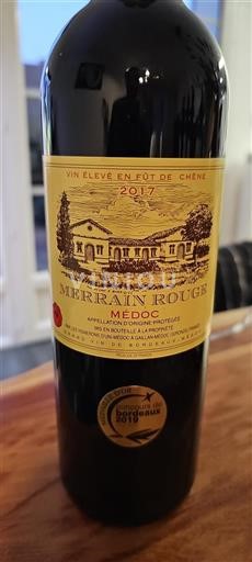 Bordéus Médoc Merrain Rouge 2017