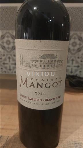 Bordeaux Saint-Émilion Grand Cru Château Mangot 2014