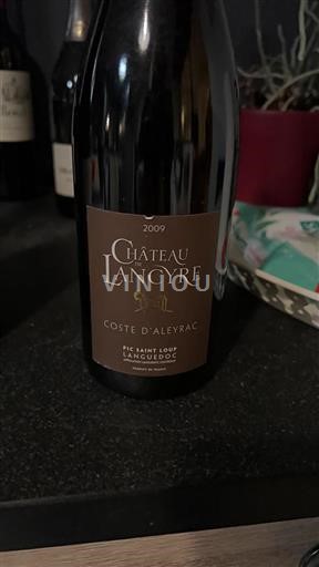 Languedoc Pic Saint-Loup Château Lancyre Coste d'Aleyrac 2009