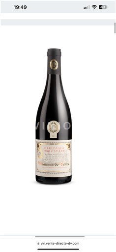 Rona dolina Beaumes de Venise Héritage St Cavare 2023