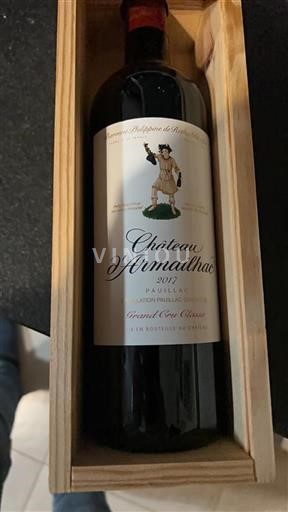 Bordeaux Pauillac Grand Cru Château Armailhac 2017