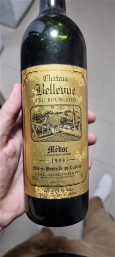 Bordeaux Médoc Cru Bourgeois Château Bellevue 1999