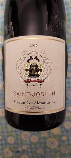 Rhône-dalen Saint-Joseph Maison Les Alexandrins 2015