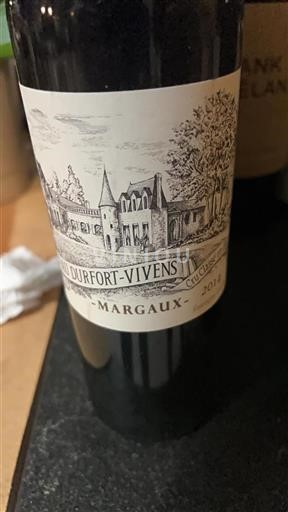 Bordeaux Margaux Grand Cru Château Durfortvivens 2014