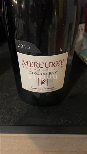 Borgoña Mercurey Premier Cru Domaine Voarick Clos du Roy 2013