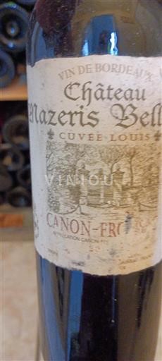 Bordeaux Canon-Fronsac Château Mazeris Bellevue Louis Non-Vintage