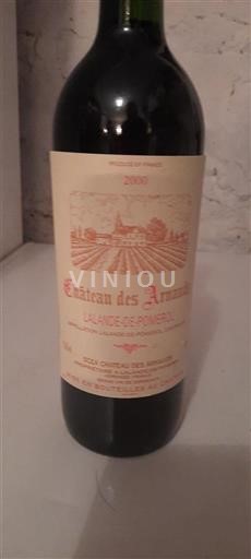 Bordeaux Lalande-de-pomerol Château Des Arnauds 2000