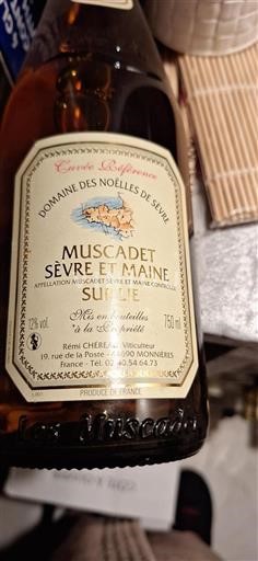 Vin Blanc sec Cuvée Référence Domaine Des Noëlles De Sèvre 2006 France Vallée de la Loire Muscadet-sèvre-et-maine AOC