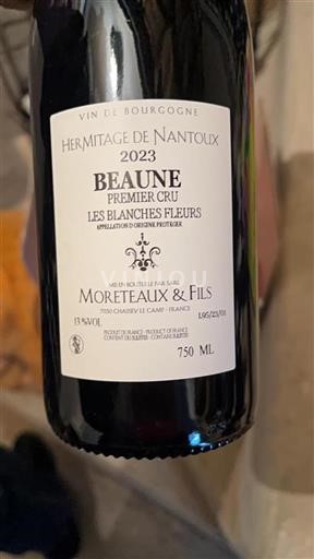 Borgonha Beaune Premier Cru Moreteaux & Fils Les Blanches Fleurs 2023