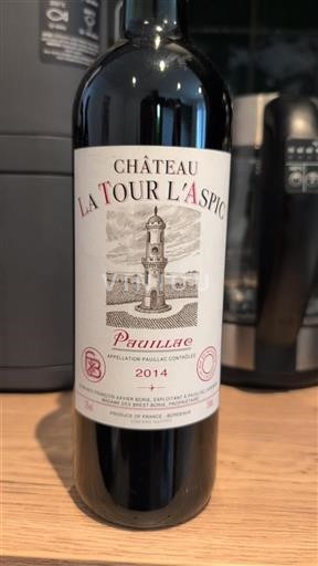 Bordeaux Pauillac Château La Tour L'aspic 2014