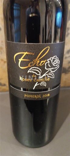 Burdeos Pomerol Roses Camille Echo 2018