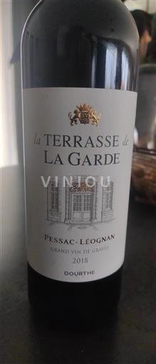 Bordeaux Pessac-Léognan Grand Cru Dourthe La Terrasse de La Garde 2018