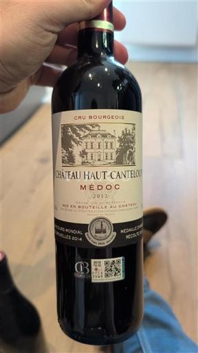 Bordeaux Médoc Cru Bourgeois Haut Canteloup 2012