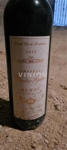 Bordeaux Médoc Château Pontac Gadet 2018