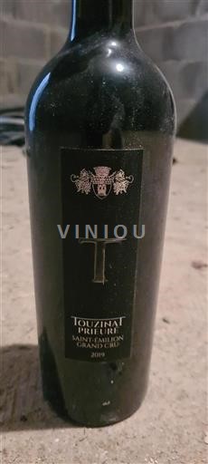 Bordeaux Saint-Émilion Grand Cru Grand Cru Touzina Prieuré 2019
