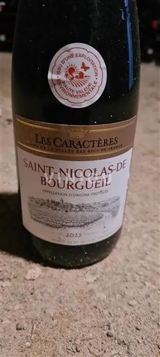 Vale do Loire Saint-Nicolas-De-Bourgueil Les Caractères 2022