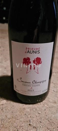 Vallée de la Loire Saumur-champigny Prieuré Aunis Vieilles Vignes 2023