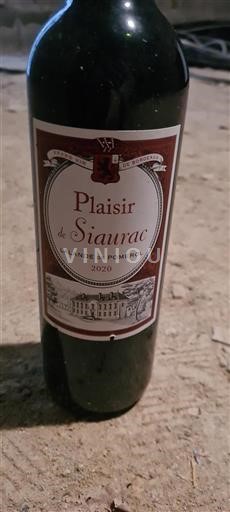 Bordeaux Lalande-de-Pomerol Siaurac Plaisir 2020
