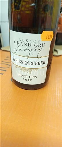Elzas Alsace Grand Cru Grand Cru Weissenburger Pinot Gris 2017