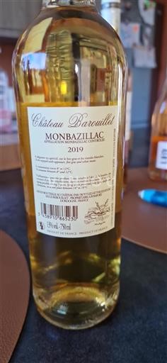 Jihozápad Monbazillac Barouillet 2019