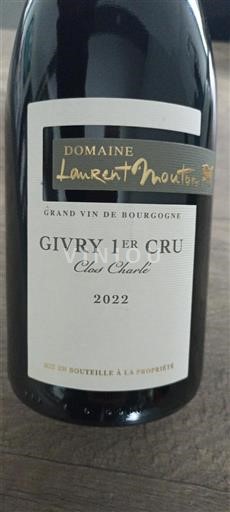 Bourgogne Premier Cru Laurent Mouton Clos Charlé 2022