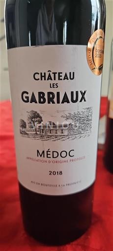 Bordeaux Médoc Château Les Gabriaux 2018