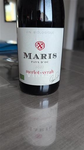 Languedoc-Roussillon Pays d'Oc Maris Merlot-Syrah 2022