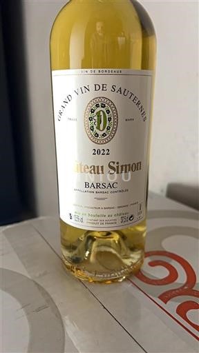 Bordeaux Barsac Château Simon 2022