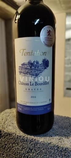 Bordeaux Graves Château Le Bourdillot Tentation 2014