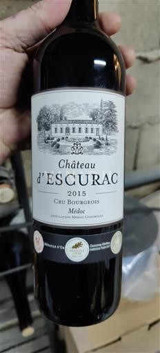 Bordeaux Médoc Cru Bourgeois Escurac 2015