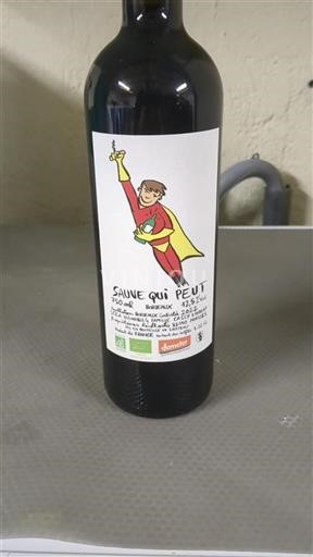 Vin Rouge sec Sauve Qui Peut Vignobles Famille Cassy Laurent 2022 France Bordeaux