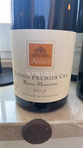 Bourgogne Ikke specificeret Grand Cru Domaine Ardhuy Basses-Mourottes 2017