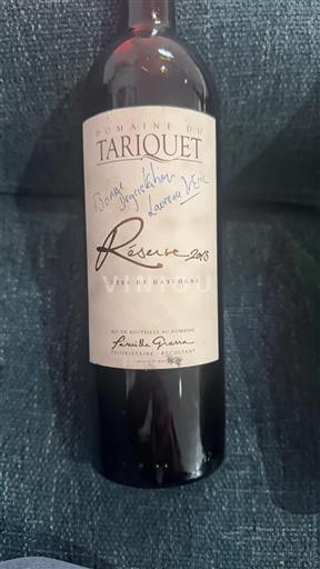 Sud-Ouest Côtes de Gascogne Domaine Tariquet Réserve 2015