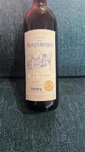 Bordeaux Côtes de Bourg Château Monteberiot 2015